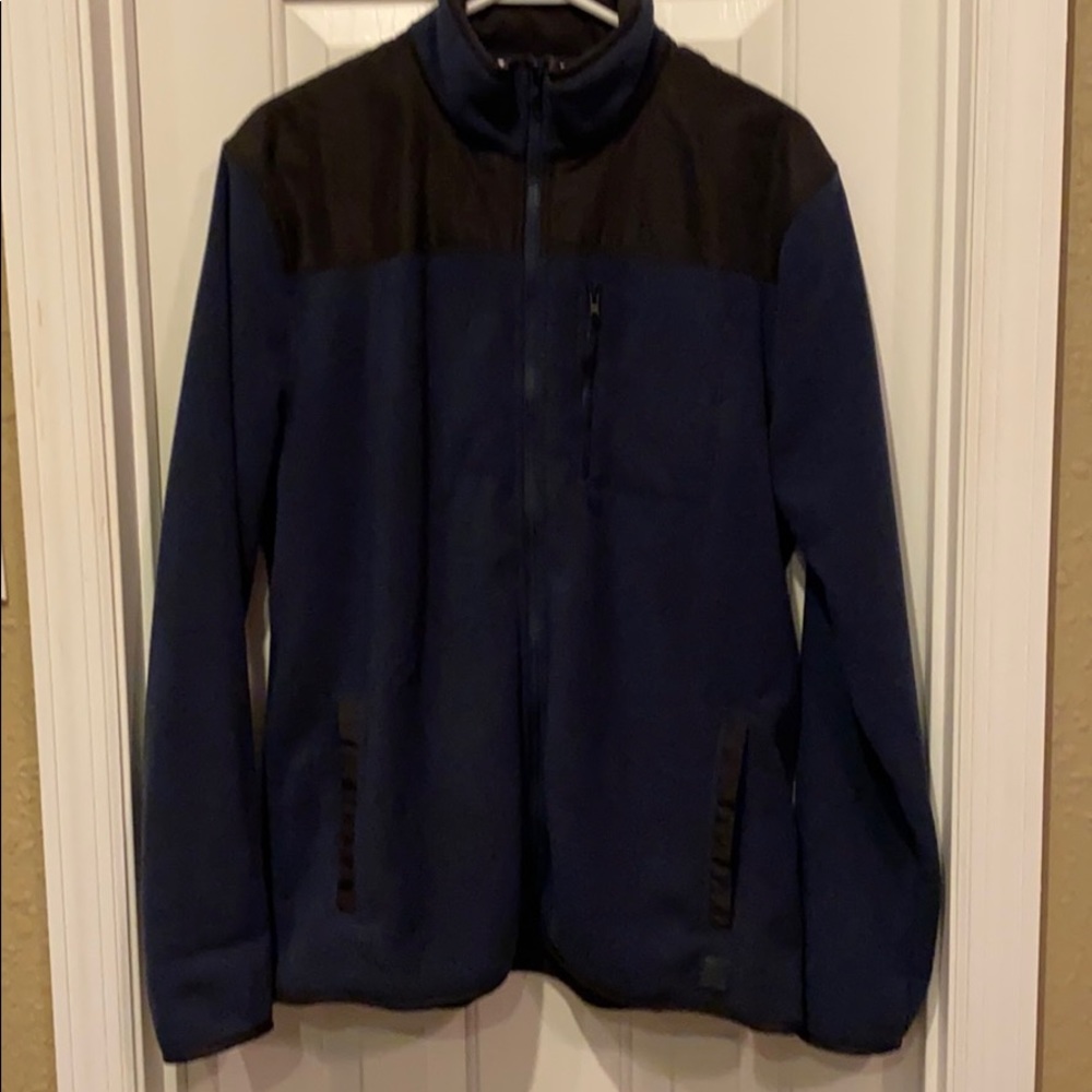 Calvin Klein & Co Navy & Black Zipped Jacket, Size L